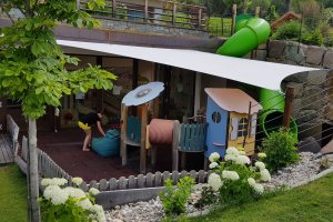 Überdachung im Familienhotel Sonnwies