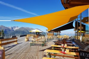 Segel für Panoramarestaurant Hochötz