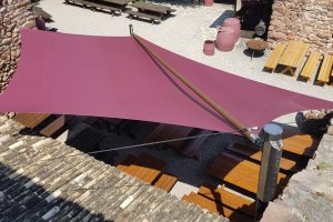 Rollsegel für Schloss Boymont