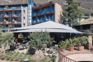 Segel Duo für Hotelterrasse, Hotel Muchele, Burgstall, 2022