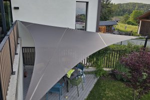 Terrassensegel über Essbereich, Privat, Oberbozen Ritten, 2024