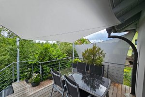 Saisoensegel mit seitlichem Sichtschutz ca. 12m2, Privat, Rödental Coburg, 2024