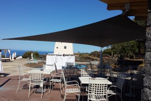 Strandsegel, Al Qubba Wellness Resort, Pantelleria, Italien, 2013