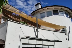 Terrassensegel Aussenansicht, Girlan, Südtirol, 2014