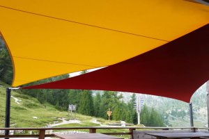 2-fach Saisonsegel in verschiedenen Farben, Refugio Fanes, Südtirol, 2016